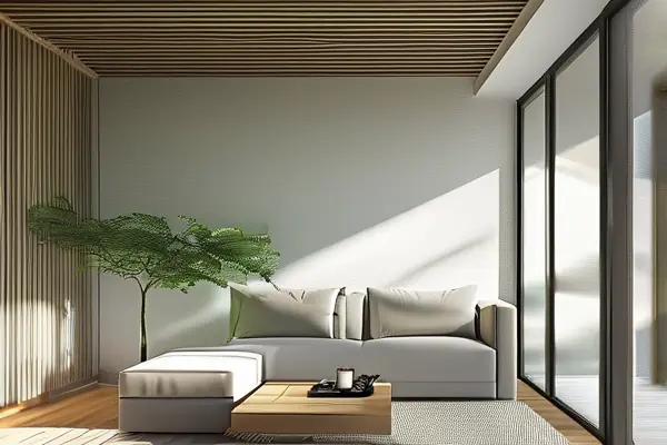 現代簡約風格客廳裝修實景效果展示