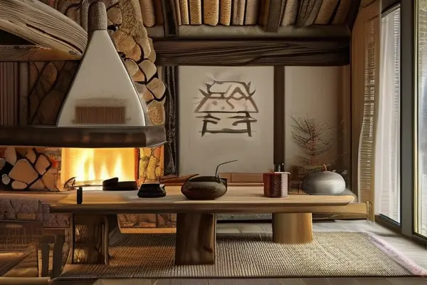 土味風格客廳裝修效果圖