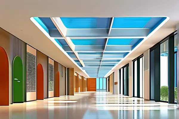 現代化校區裝修效果圖