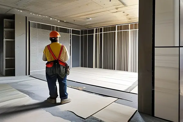 硬裝修施工現場實拍圖