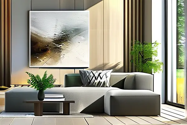 現代簡約風格客廳裝修效果圖