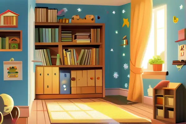 溫馨明亮的兒童房裝修效果圖