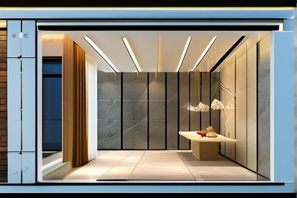 三維立體展示的家裝全流程施工場景示意圖