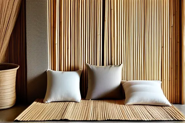 多種竹席材質(zhì)展示